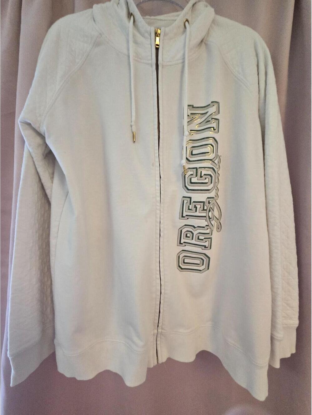 Oregon Ducks Women's 2XL Hooded Lightweight Jacket